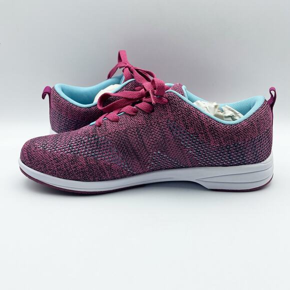 Propet Womens Washable Walker Evolution Sneaker US 8.5 Wide EU 39 Blue Pink NIB - Picture 7 of 12